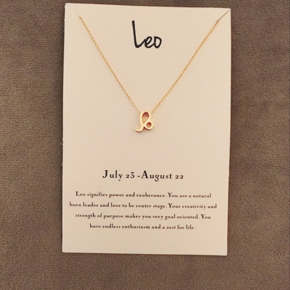 Leo Astrology Necklace